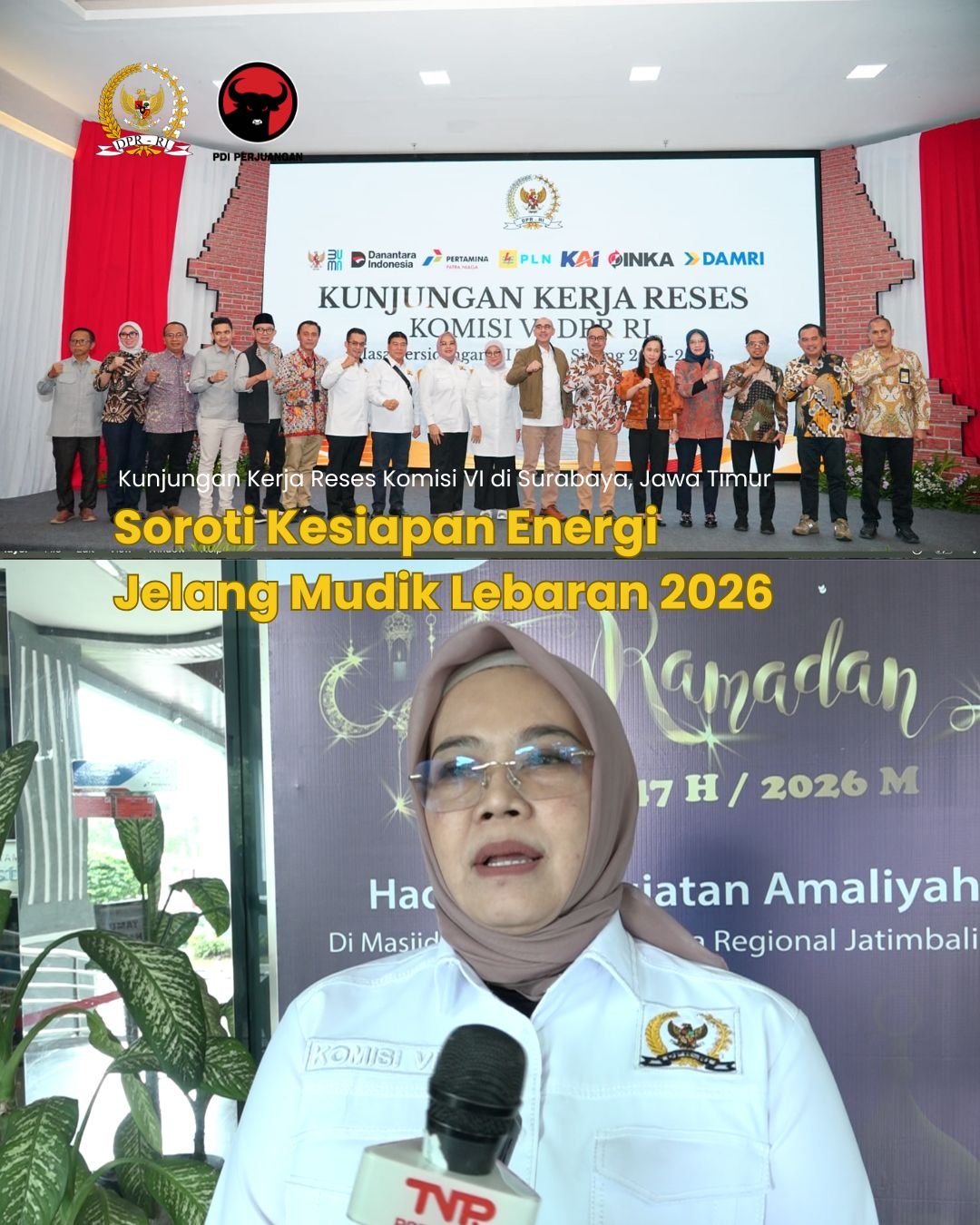 Kunjungan Komisi VI DPR RI Persiapan Lebaran