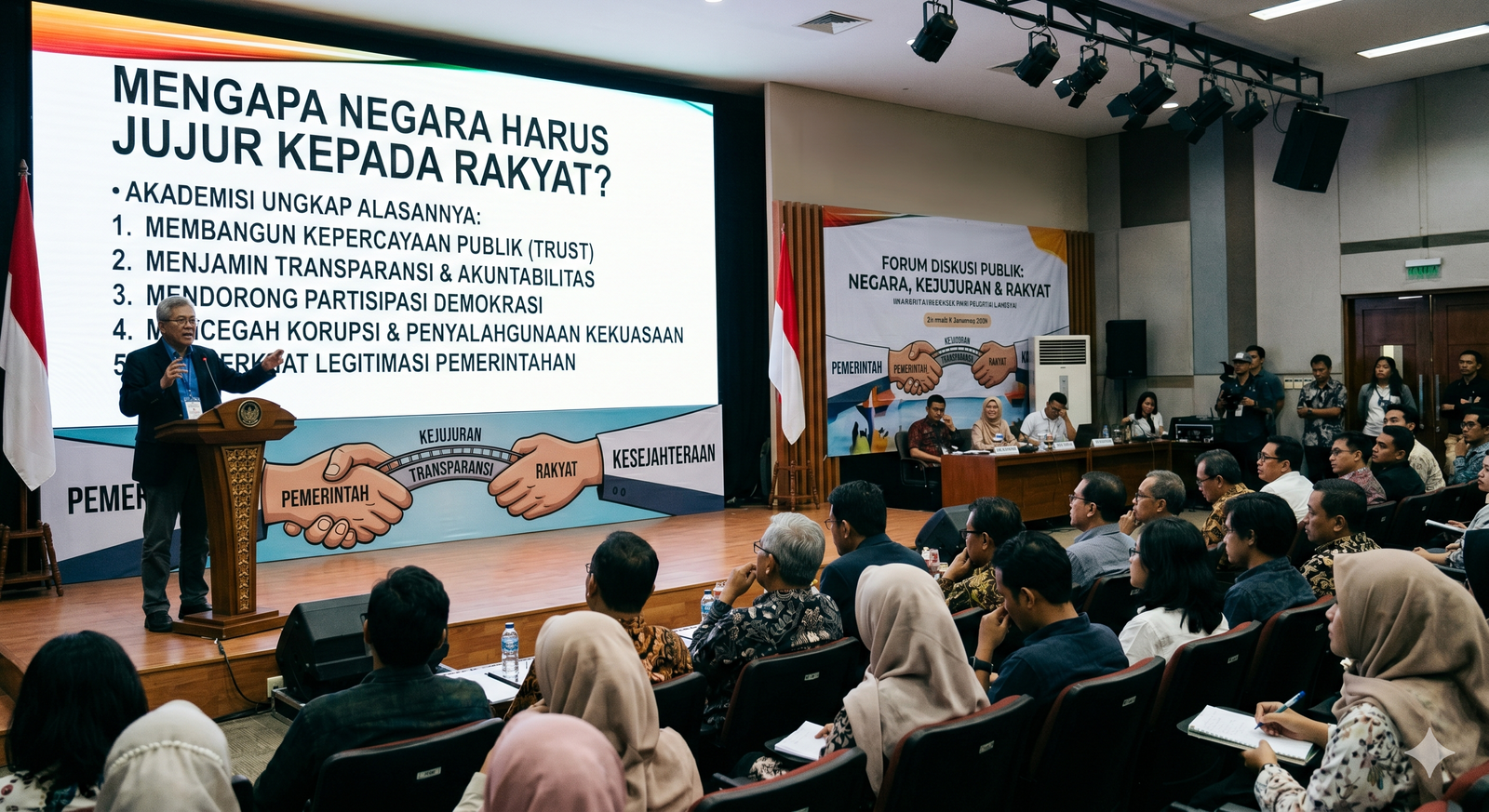 Mengapa Negara Harus Jujur kepada Rakyat? Akademisi Ungkap Alasannya