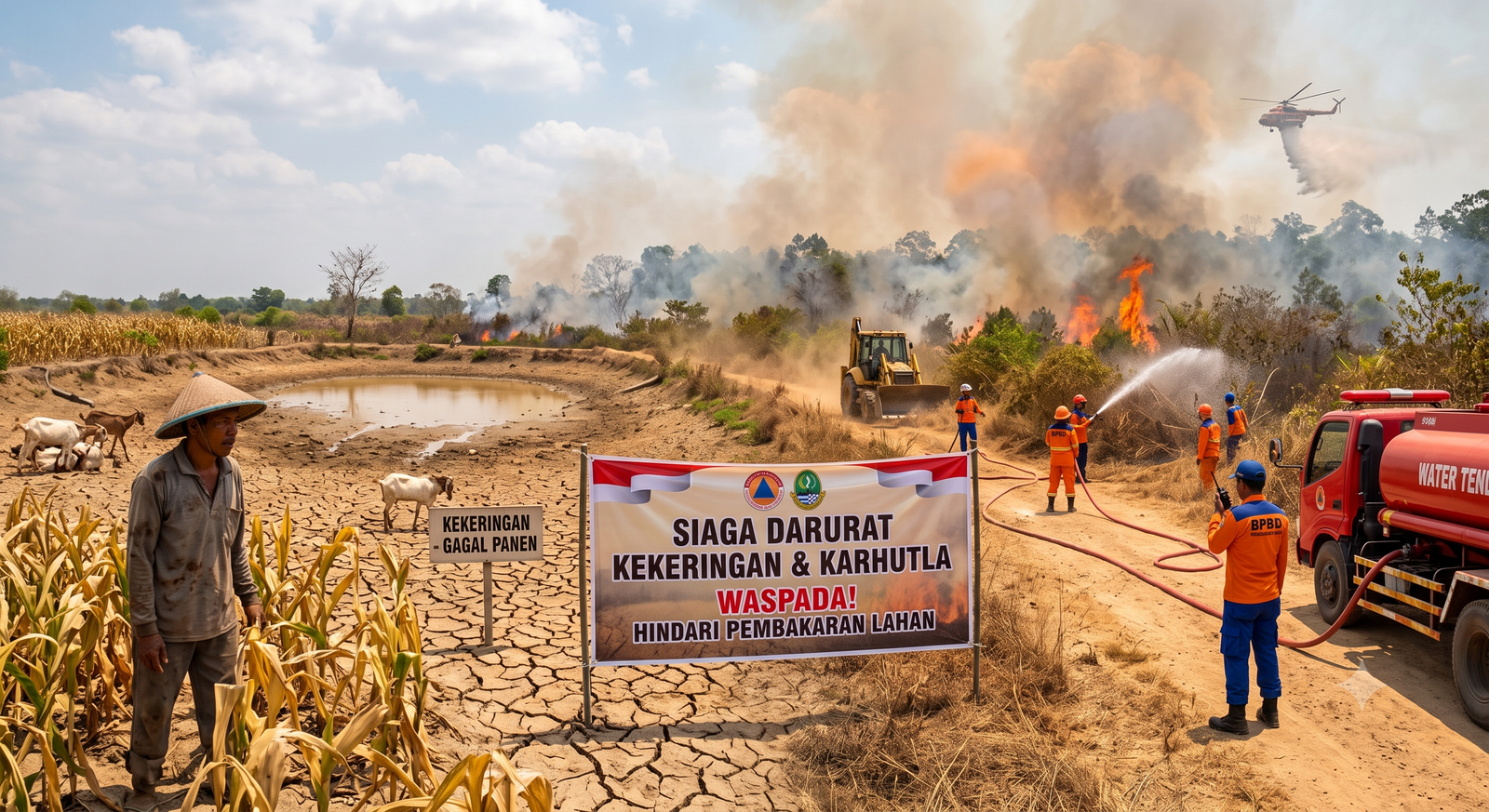 Siaga Darurat Kekeringan dan Karhutla di Jabar 1 Juli-30 September Dedi Mulyadi Minta Daerah Perkuat Kesiapan