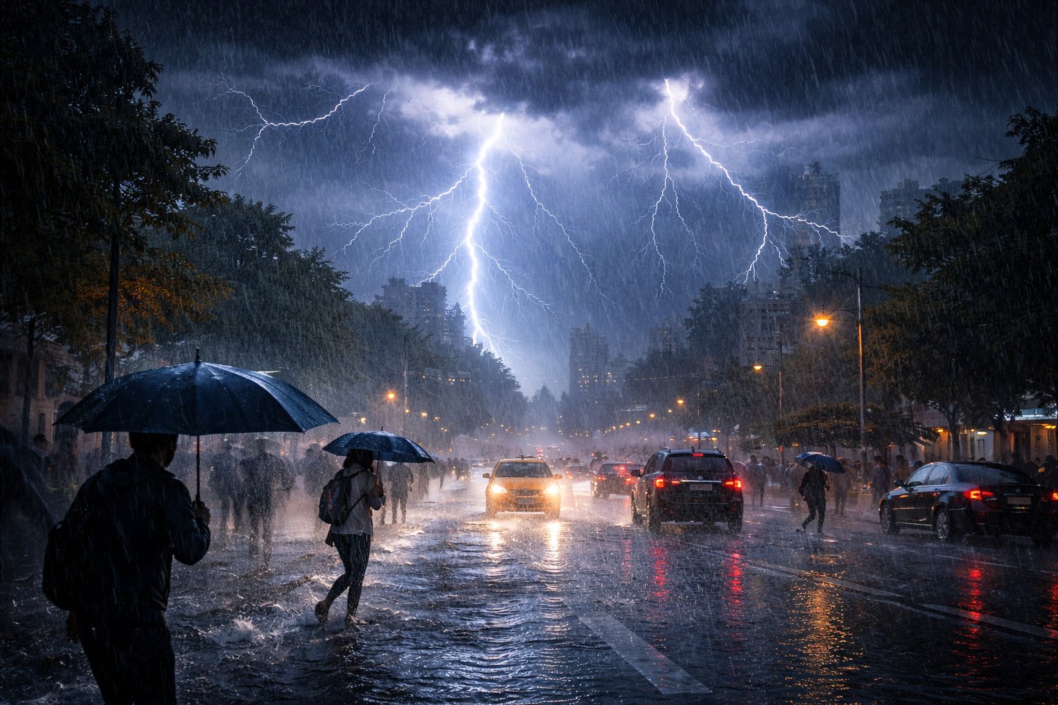 Waspada Hujan Disertai Petir pada Siang hingga Sore Hari